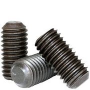 NEWPORT FASTENERS Socket Set Screw, Flat Point, 3/8-16 x 5/16", Alloy Steel, Black Oxide, Hex Socket , 5000PK 797767-5000
